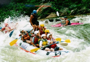 rafting